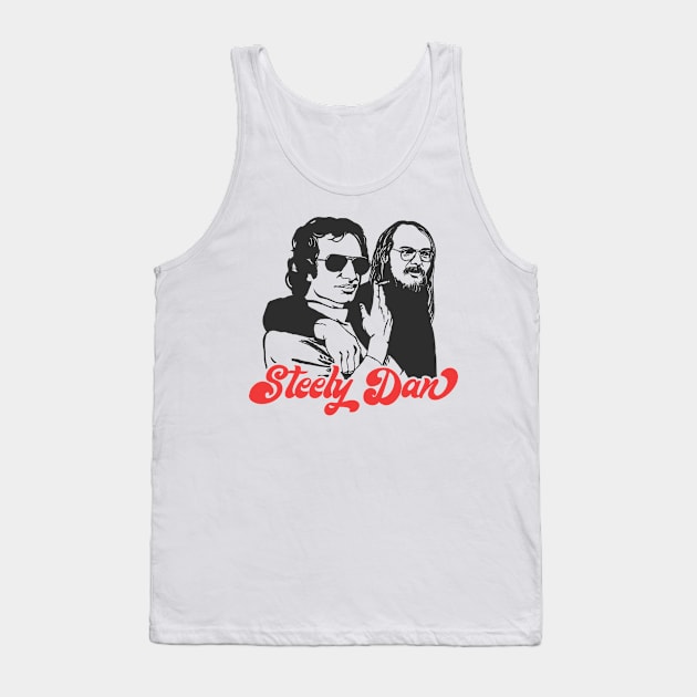 Original Retro Style -- Steely Dan -- Fan Art Design Tank Top by CultOfRomance